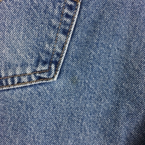 LEVI’S Vintage 545 Jean Shorts Denim Jorts Loose Fit Relaxed Medium Wash Size 40 - Picture 14 of 15